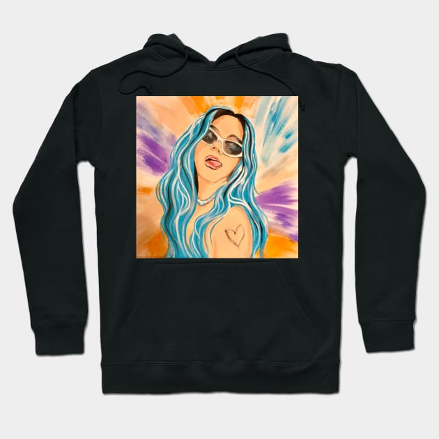 Karol g Hoodie by Artsyboo